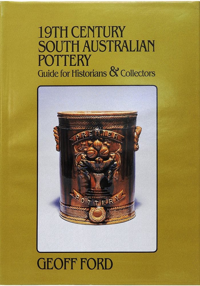 Cover image from 19th century South Australian pottery: Guide for historians & collectors